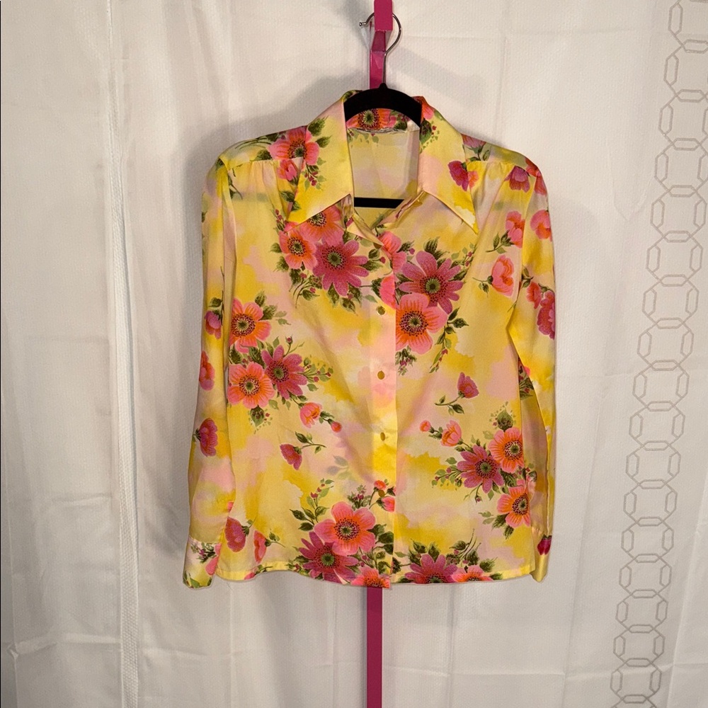 Kmart VintageVibrant Floral Blouse